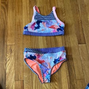 Athleta Girl 2 piece high neck bikini